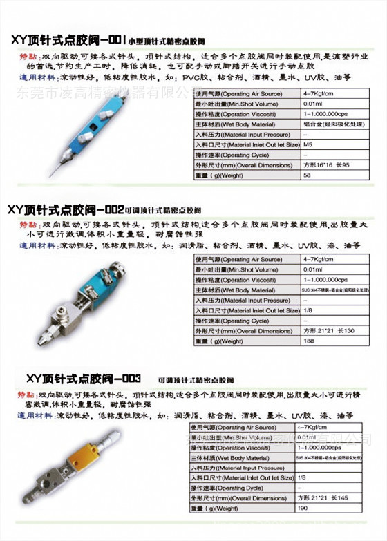 大流量点胶阀的特点和运用(图1)